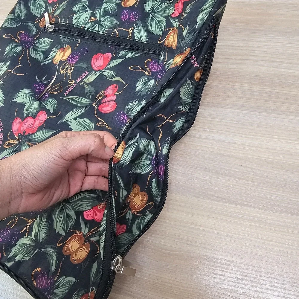 Italian Boho Prep Tote Bag Black‎ Dark Academia Garden School AMICA MODA Flawed